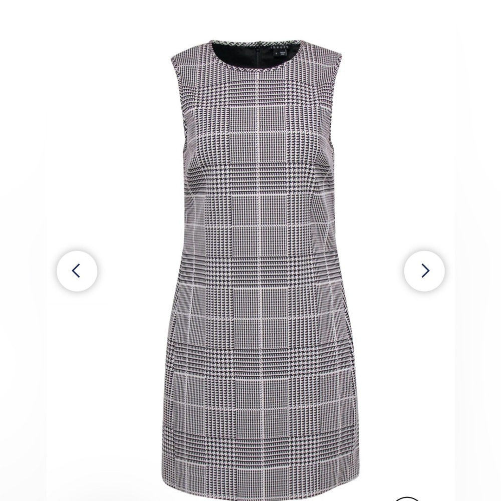 Theory houndstooth shift dress size 00